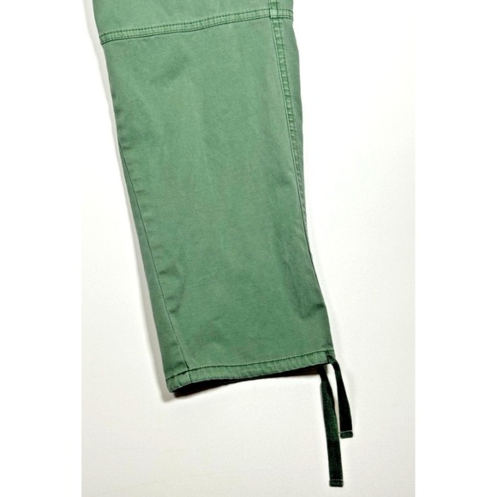 Sundance Cargo Pants Womens 8 Green Cotton Stretch Utility‎ Drawstring Hem - Picture 8 of 16